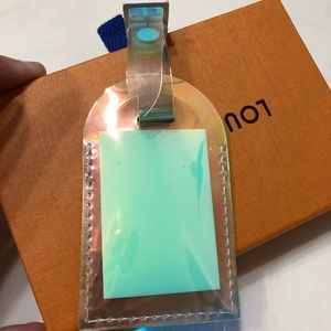Louis Vuitton prism luggage tag